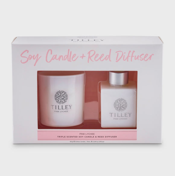 Tilley Reed Diffuser Gift Pack - Pink Lychee