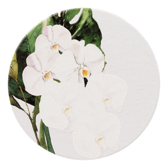 Ceramic Coaster - Greenhouse Pansy