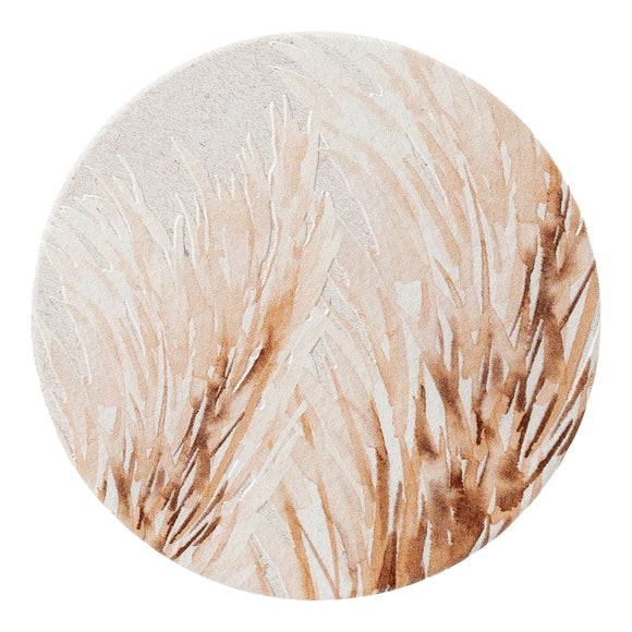 Ceramic Coaster - Home Sweet Home Wheatgrass