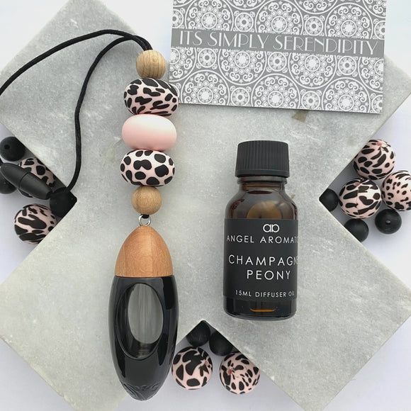 Car Diffuser - Pink Spots