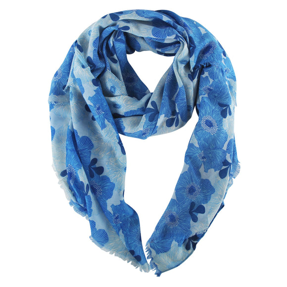 Scarf - Pansy Blue