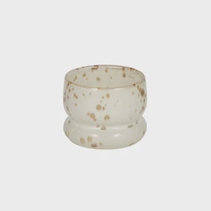 Ceramic Candle Romini - Cream Speckle