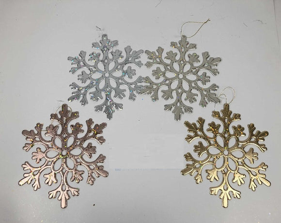 Decoration - Snowflake Gold 30cm