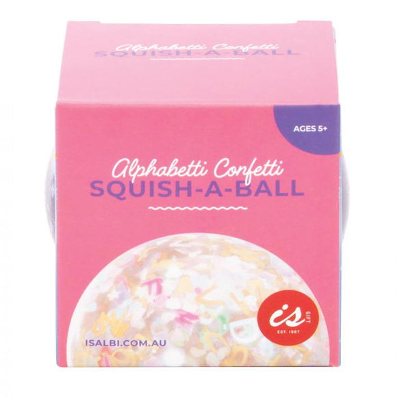 Squish -A-Ball -Alphabetti Confetti