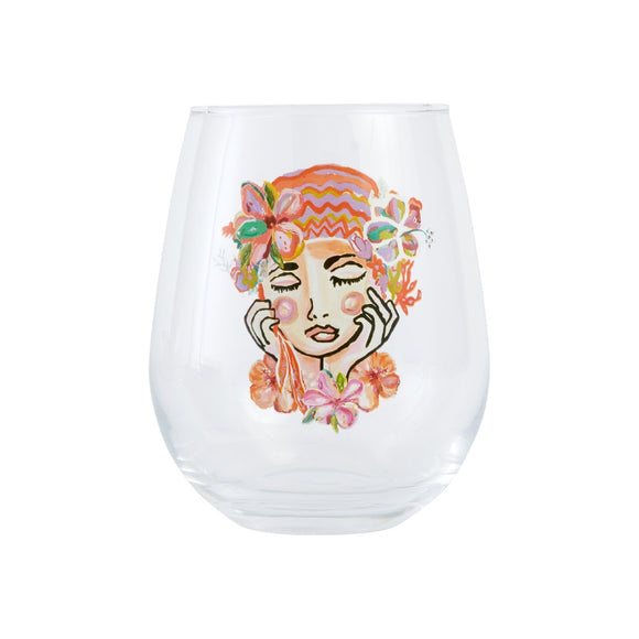 Wine Glass Stemless - Talulah Lady