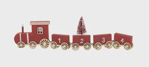 Xmas Train MDF - Red